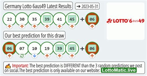 lotto 6 aus 49 results history|German Lotto 6aus49 Results and Winning Numbers.